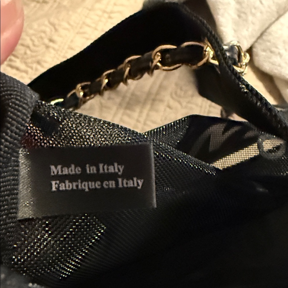 CHANEL Black Mesh Paris Tote - Picture 10 of 11